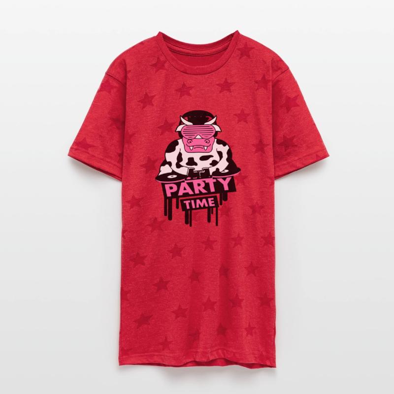 DJ Club Music Party Time Funny Milk Cow Graffiti