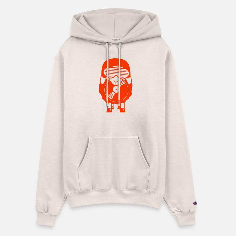 DJ Sheep Holds Vinyl Music Record Plate Club Party