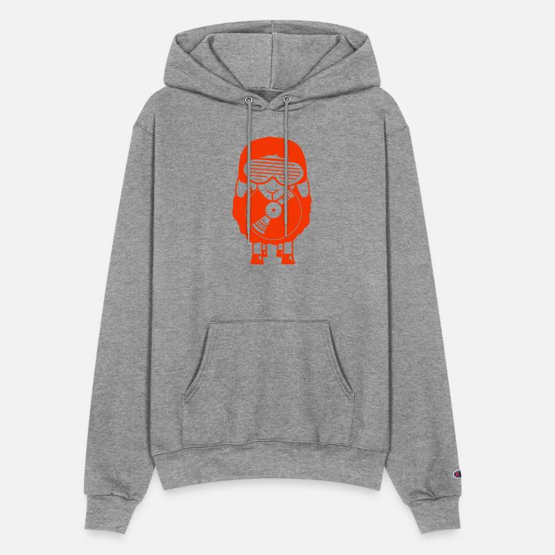 DJ Sheep Holds Vinyl Music Record Plate Club Party