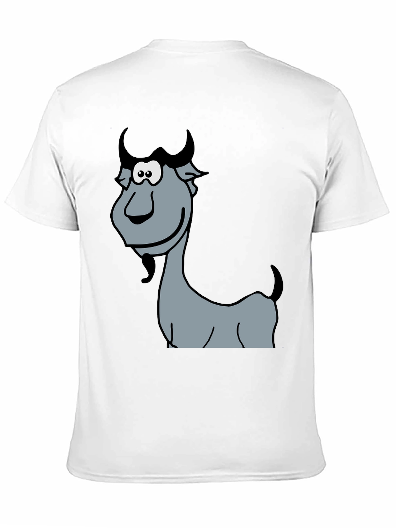 Funny Goat Cartoon Graphic T-Shirt