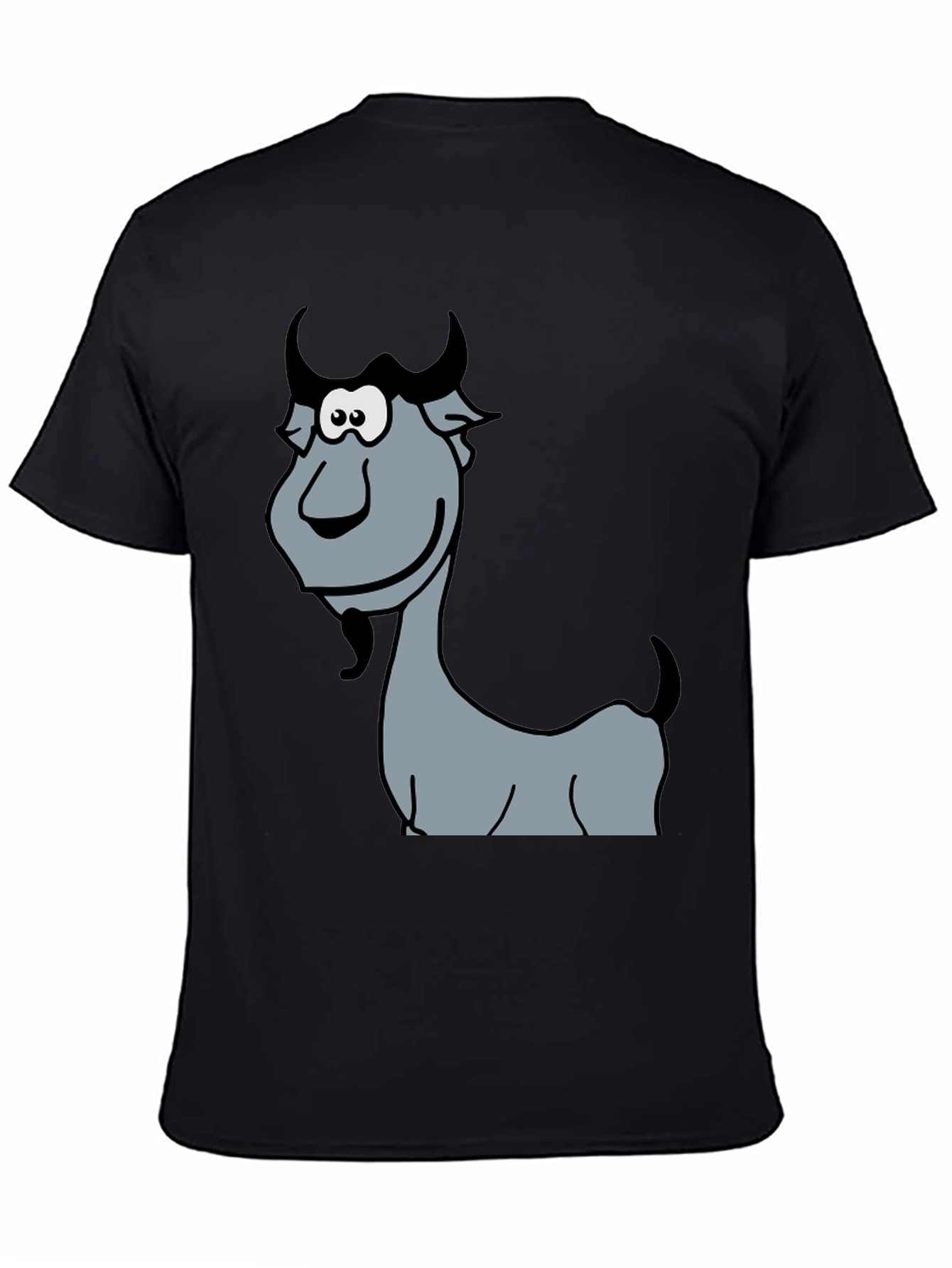 Funny Goat Cartoon Graphic T-Shirt