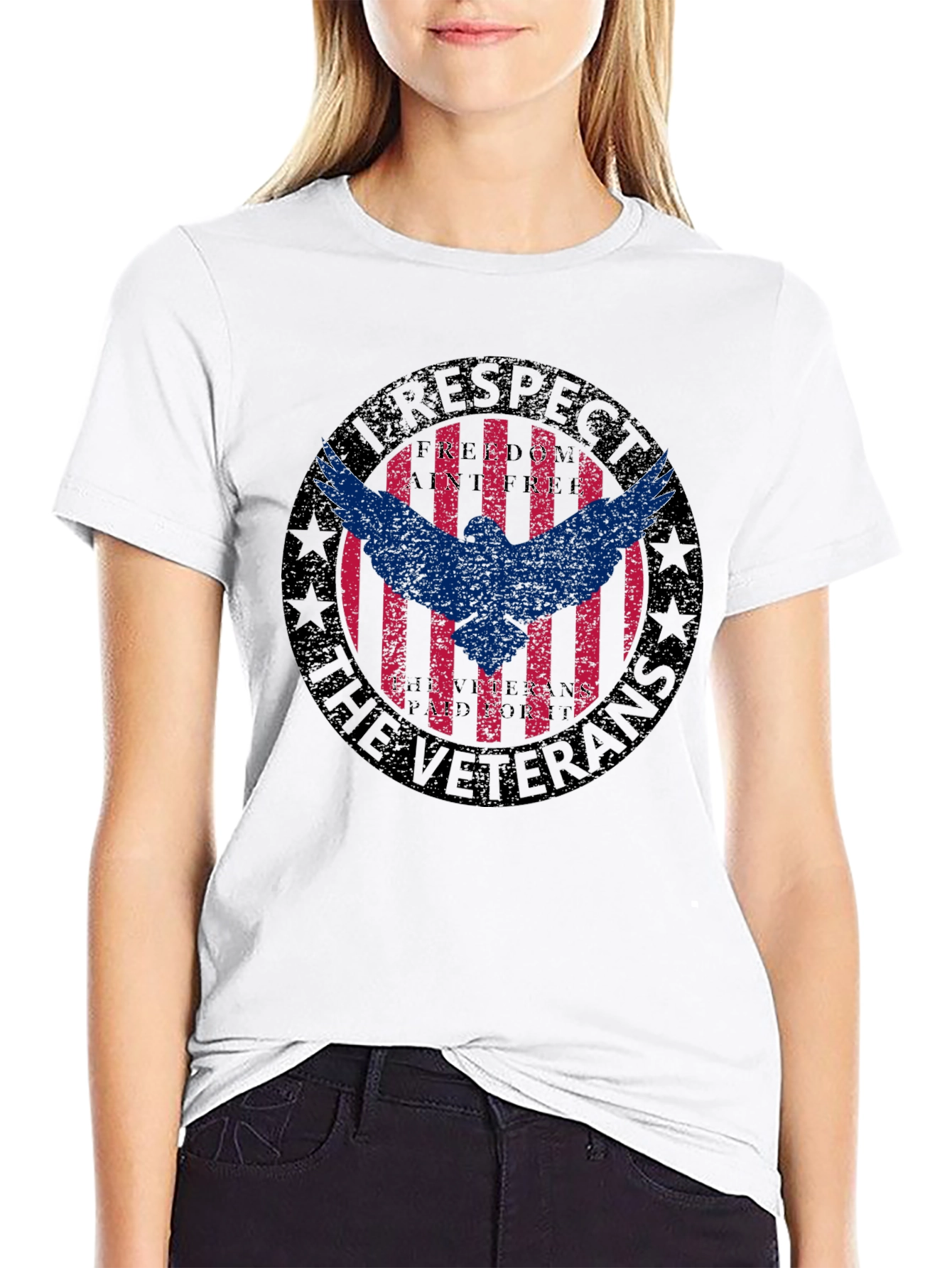 I Respect The Veterans Graphic Tee