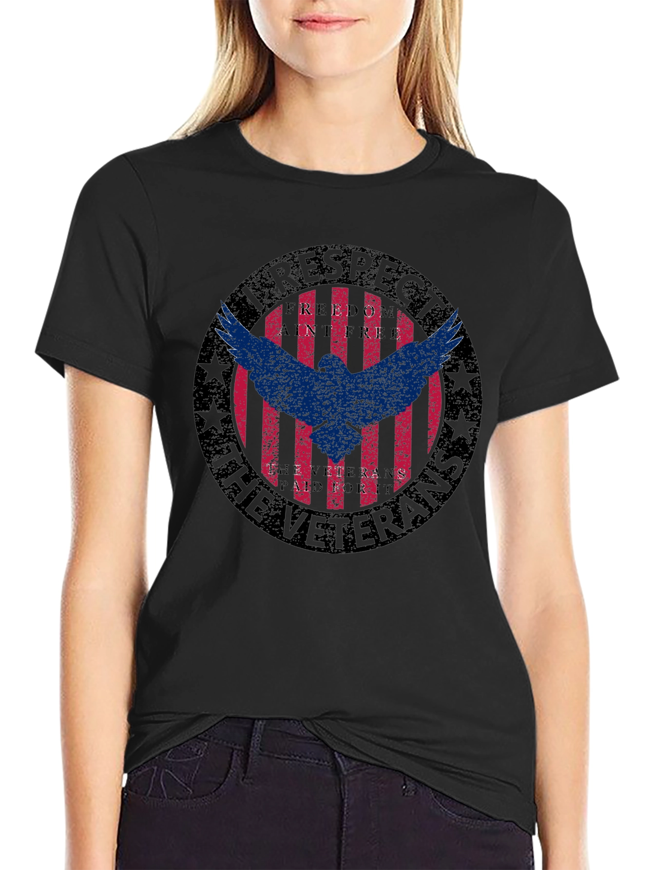 I Respect The Veterans Graphic Tee