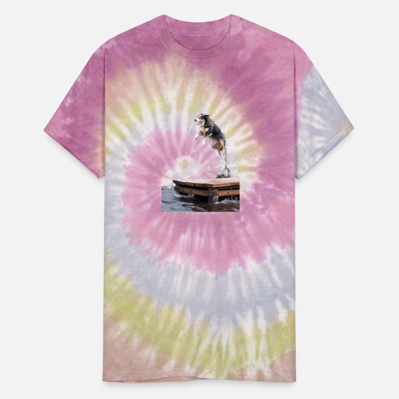 Dock Diving Dog Jumping Swimming