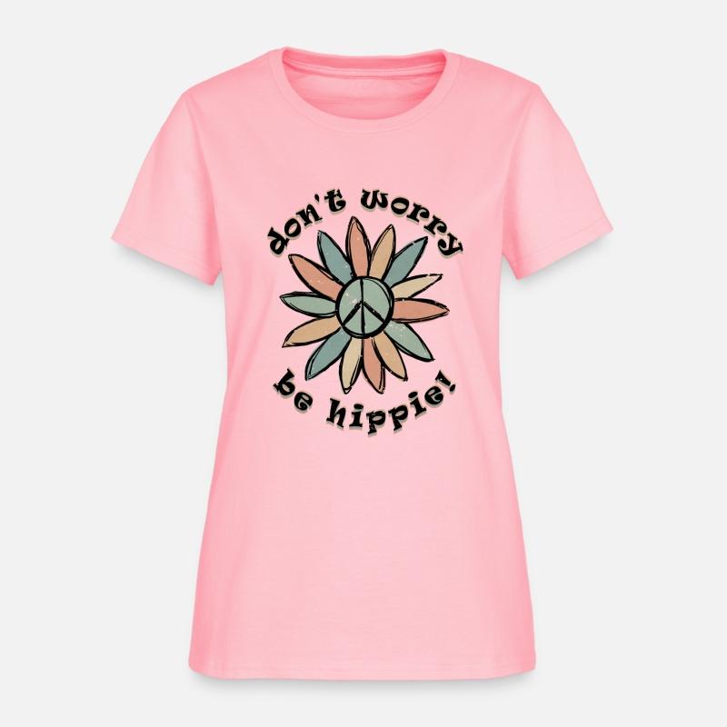 Don't Worry - Be Hippie! - Peace Sign Flower