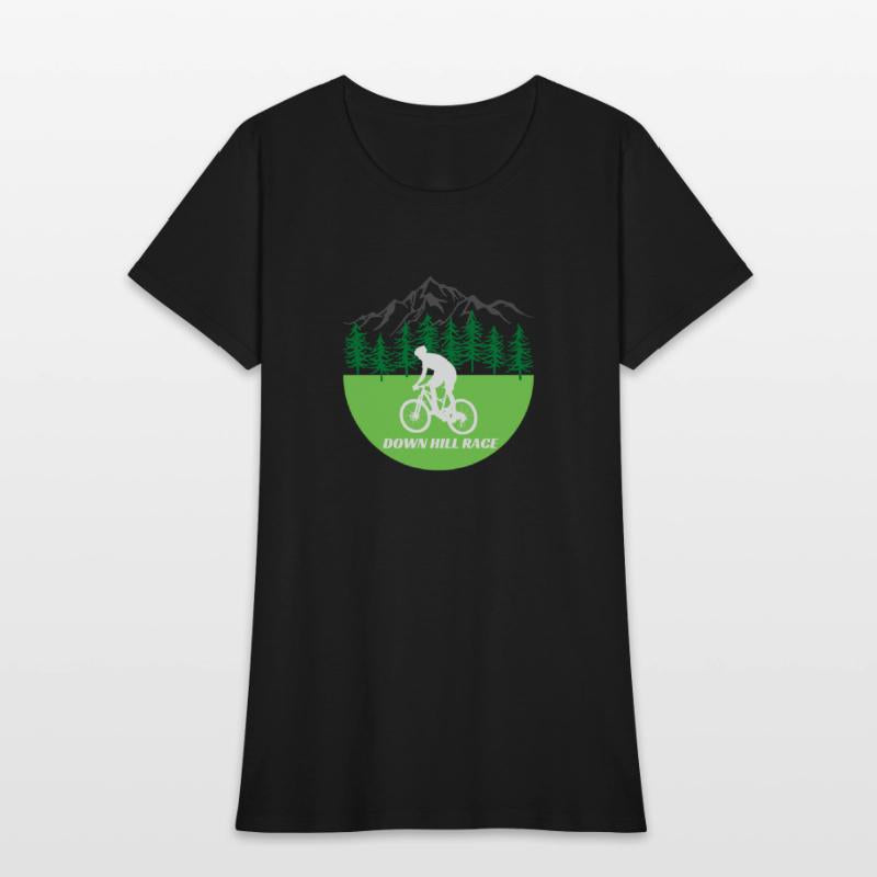 Down Hill Race Mountain Bike Lover Premium T shirt