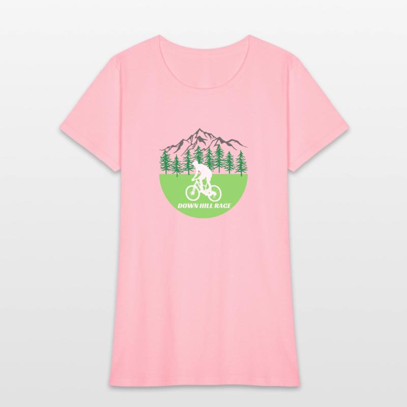 Down Hill Race Mountain Bike Lover Premium T shirt
