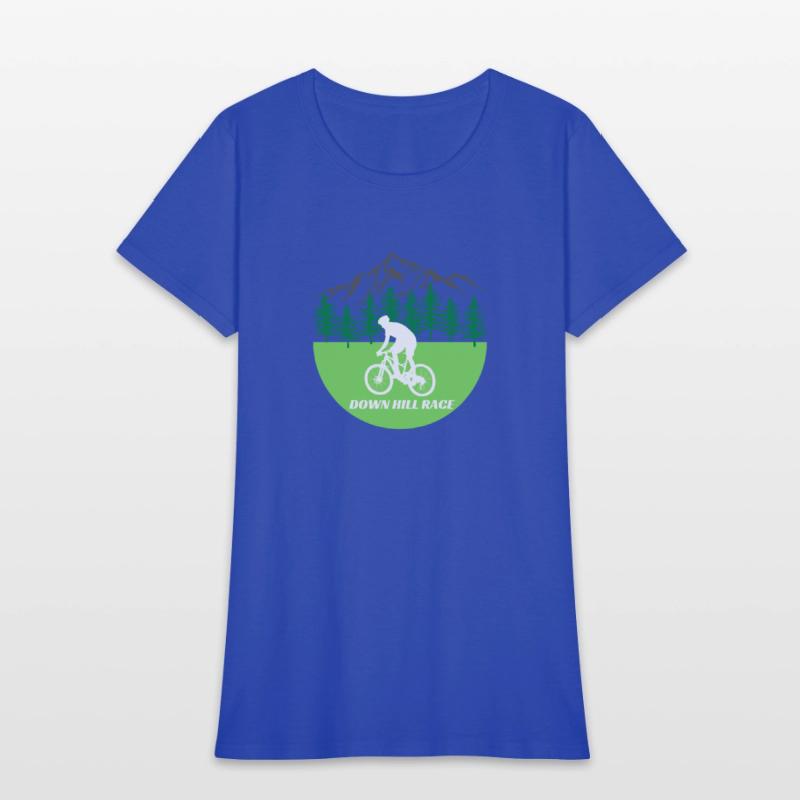 Down Hill Race Mountain Bike Lover Premium T shirt