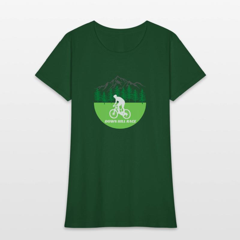 Down Hill Race Mountain Bike Lover Premium T shirt