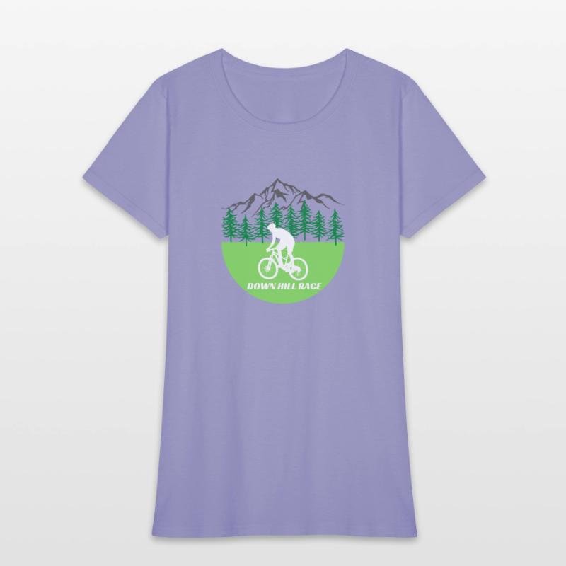 Down Hill Race Mountain Bike Lover Premium T shirt