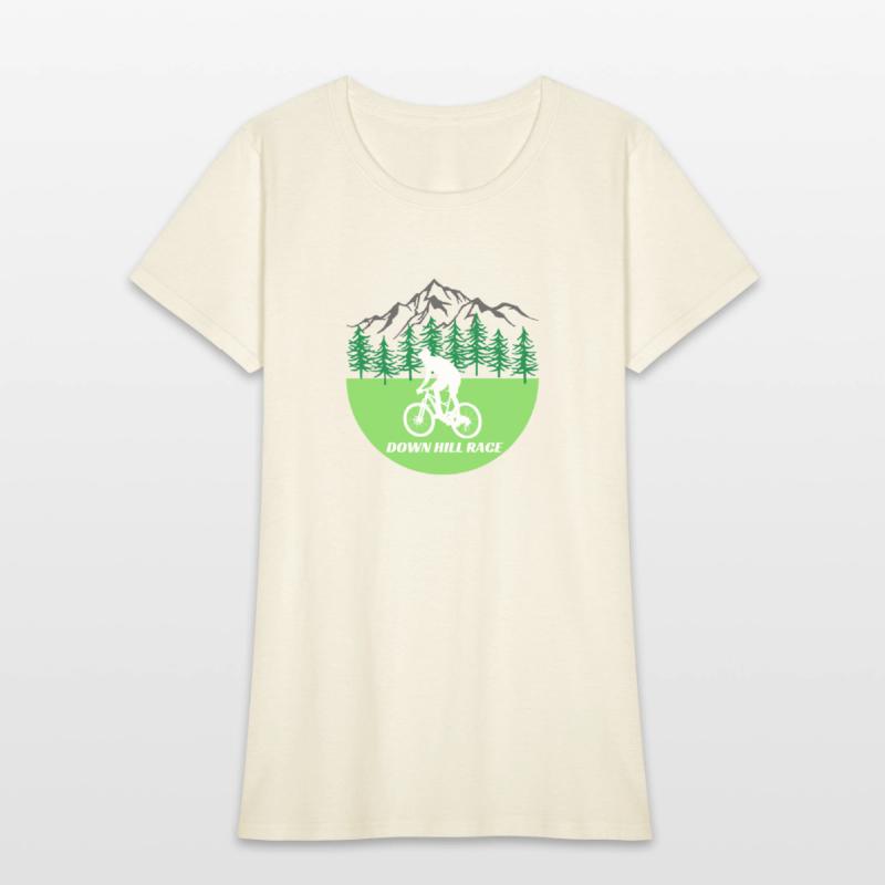 Down Hill Race Mountain Bike Lover Premium T shirt
