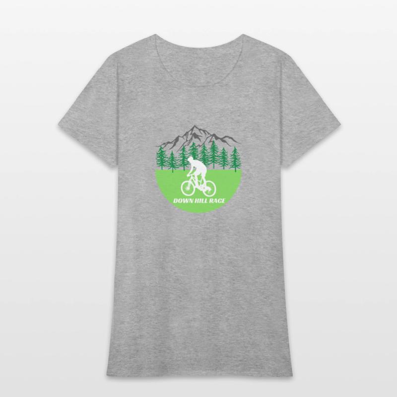 Down Hill Race Mountain Bike Lover Premium T shirt
