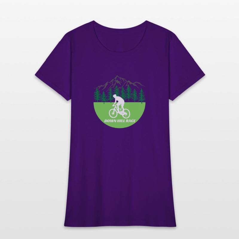 Down Hill Race Mountain Bike Lover Premium T shirt