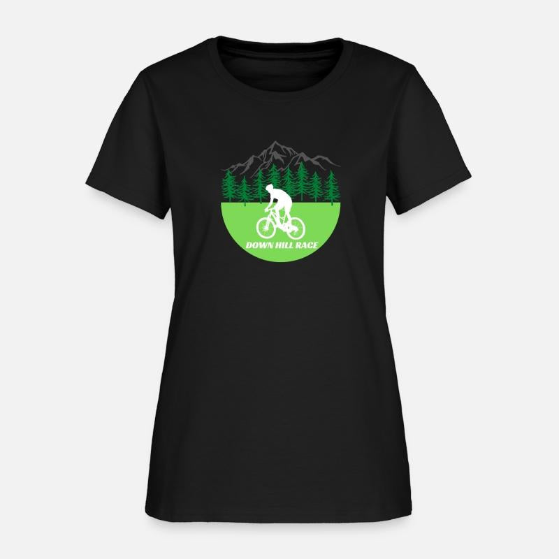 Down Hill Race Mountain Bike Lover Premium T shirt