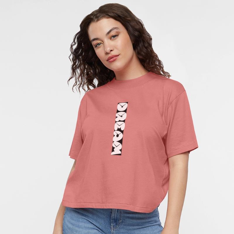 DREAM Bubble Letter Tee – Bold Black Bar Streetwea