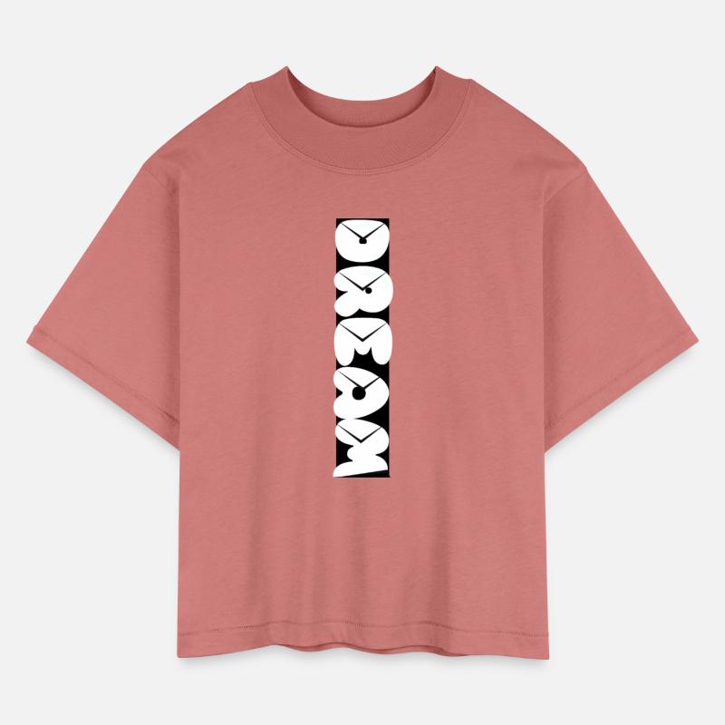 DREAM Bubble Letter Tee – Bold Black Bar Streetwea