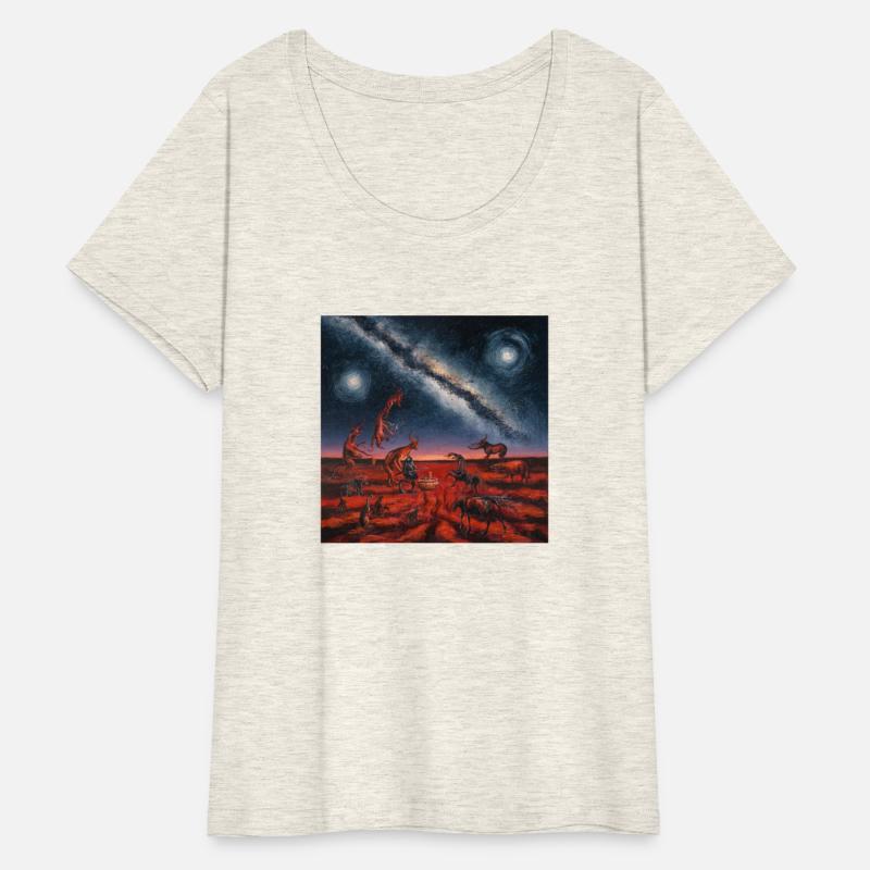 Dreamtime Story Unfolding Under The Vast Milky Way