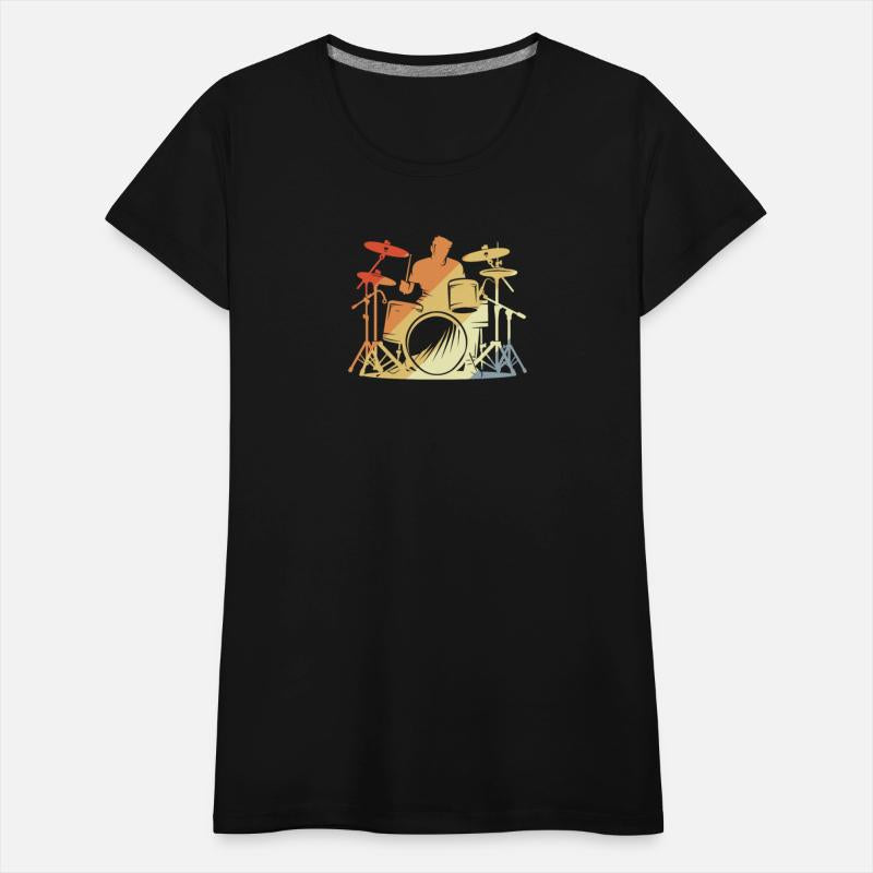 Drum Player Retro Style