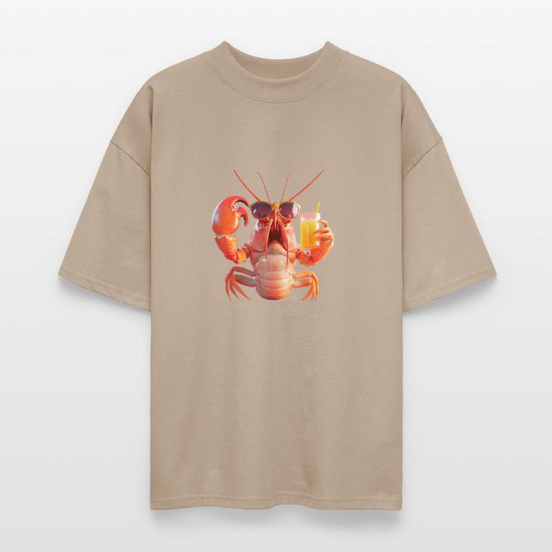 Drunk Lobster – Funny 3D Seafood with Beer