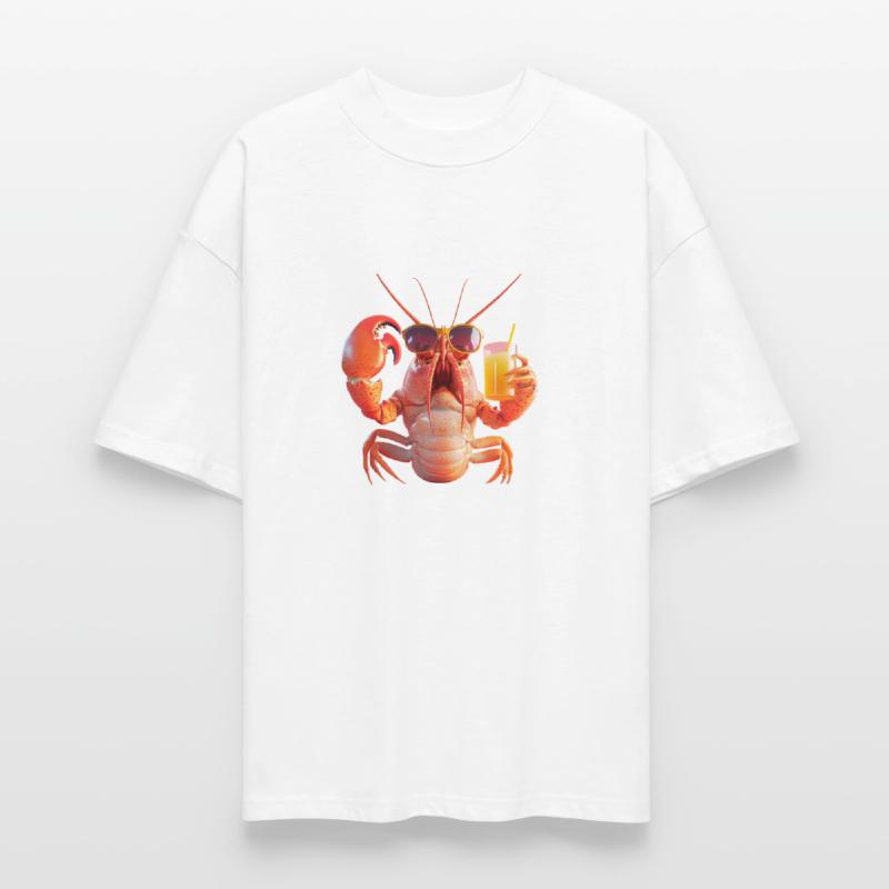 Drunk Lobster – Funny 3D Seafood with Beer