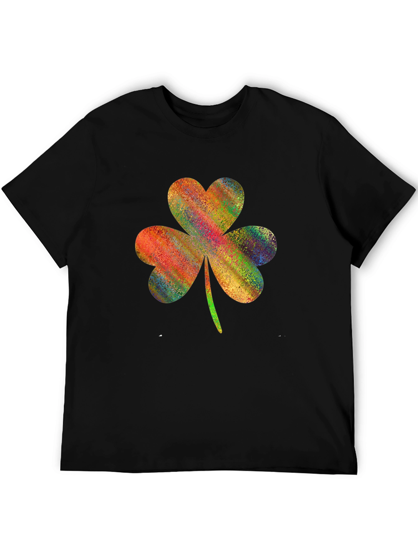 Colorful Shamrock Graphic T-Shirt