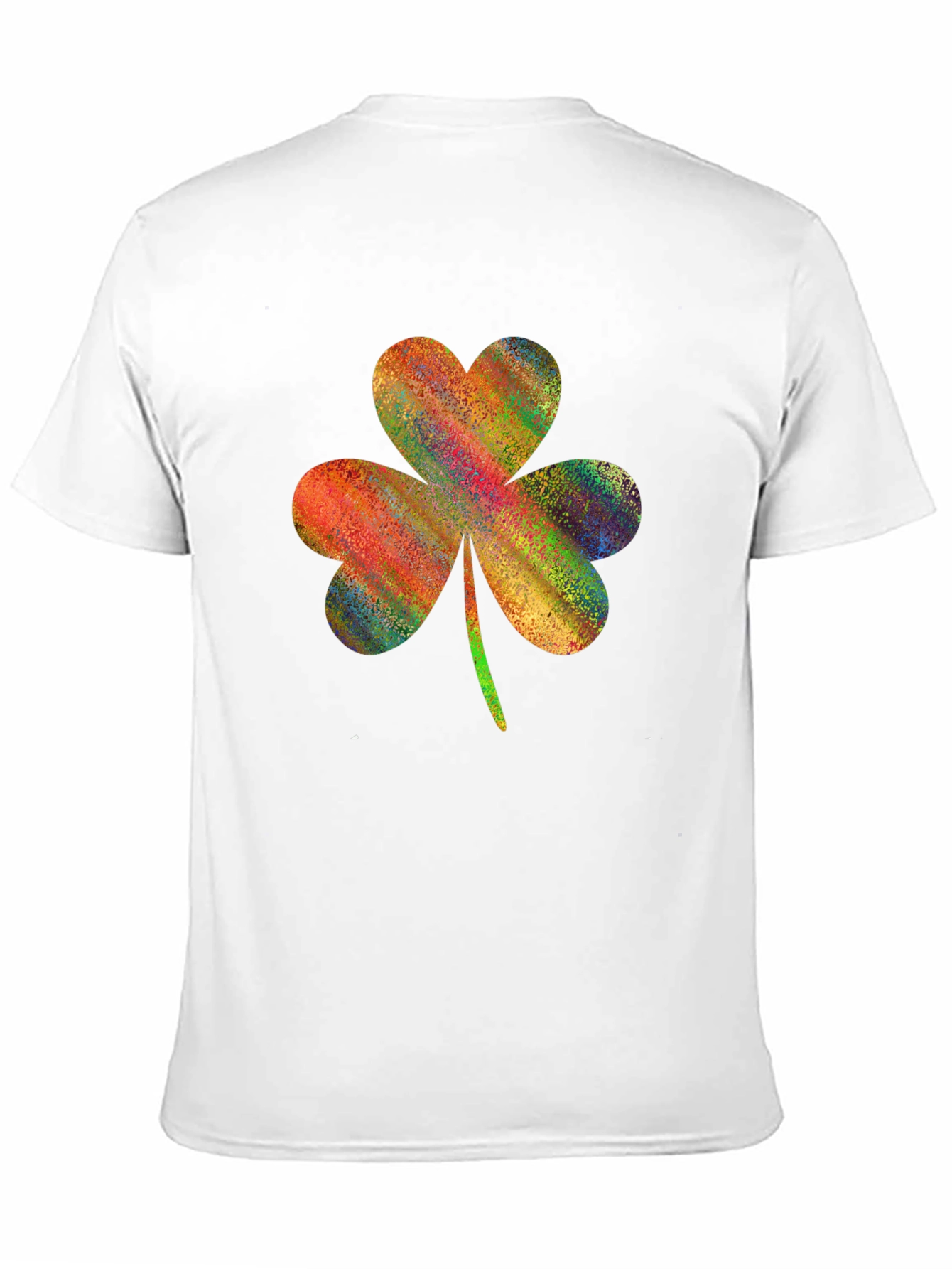 Colorful Shamrock Graphic T-Shirt