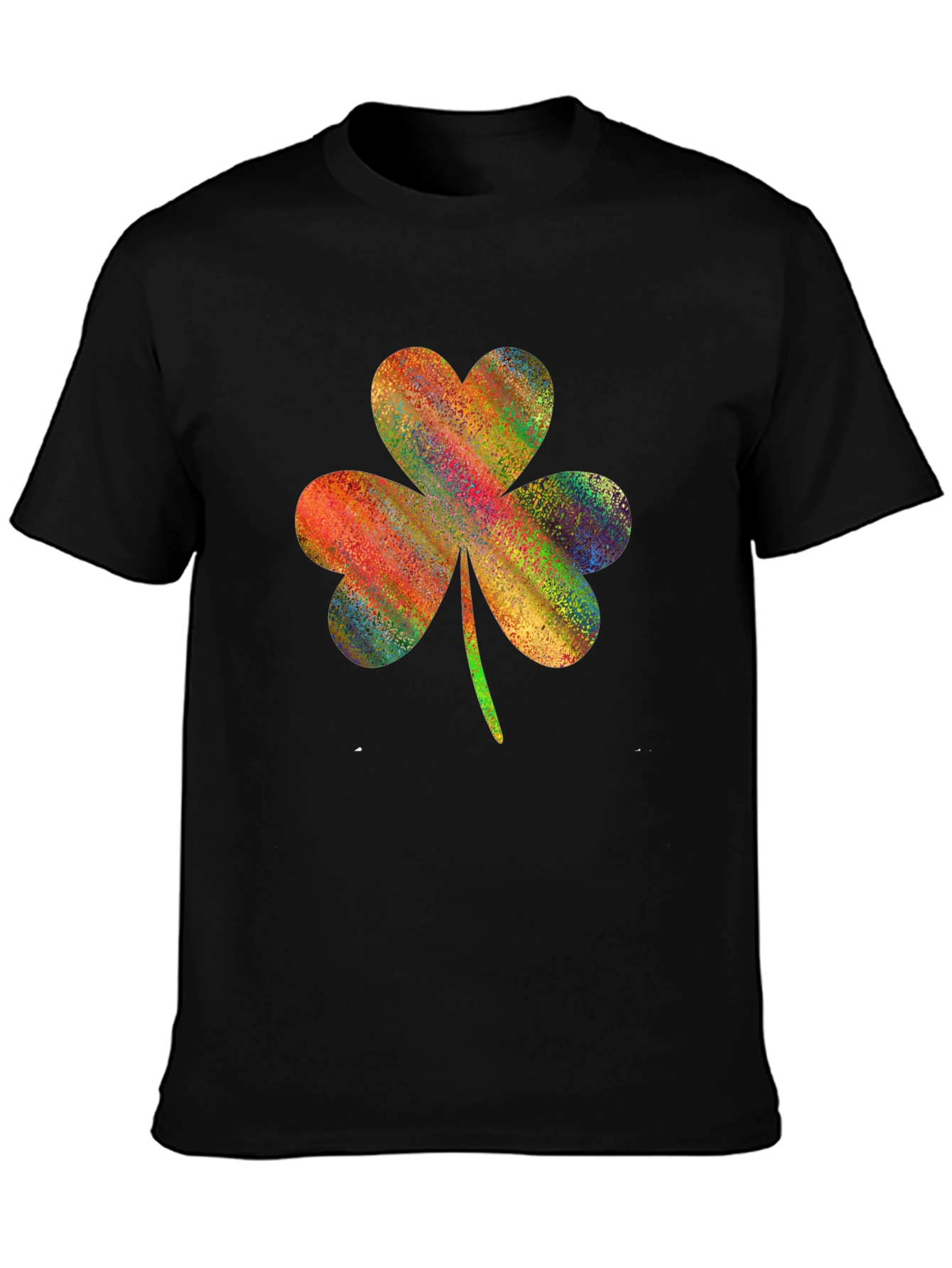 Colorful Shamrock Graphic T-Shirt