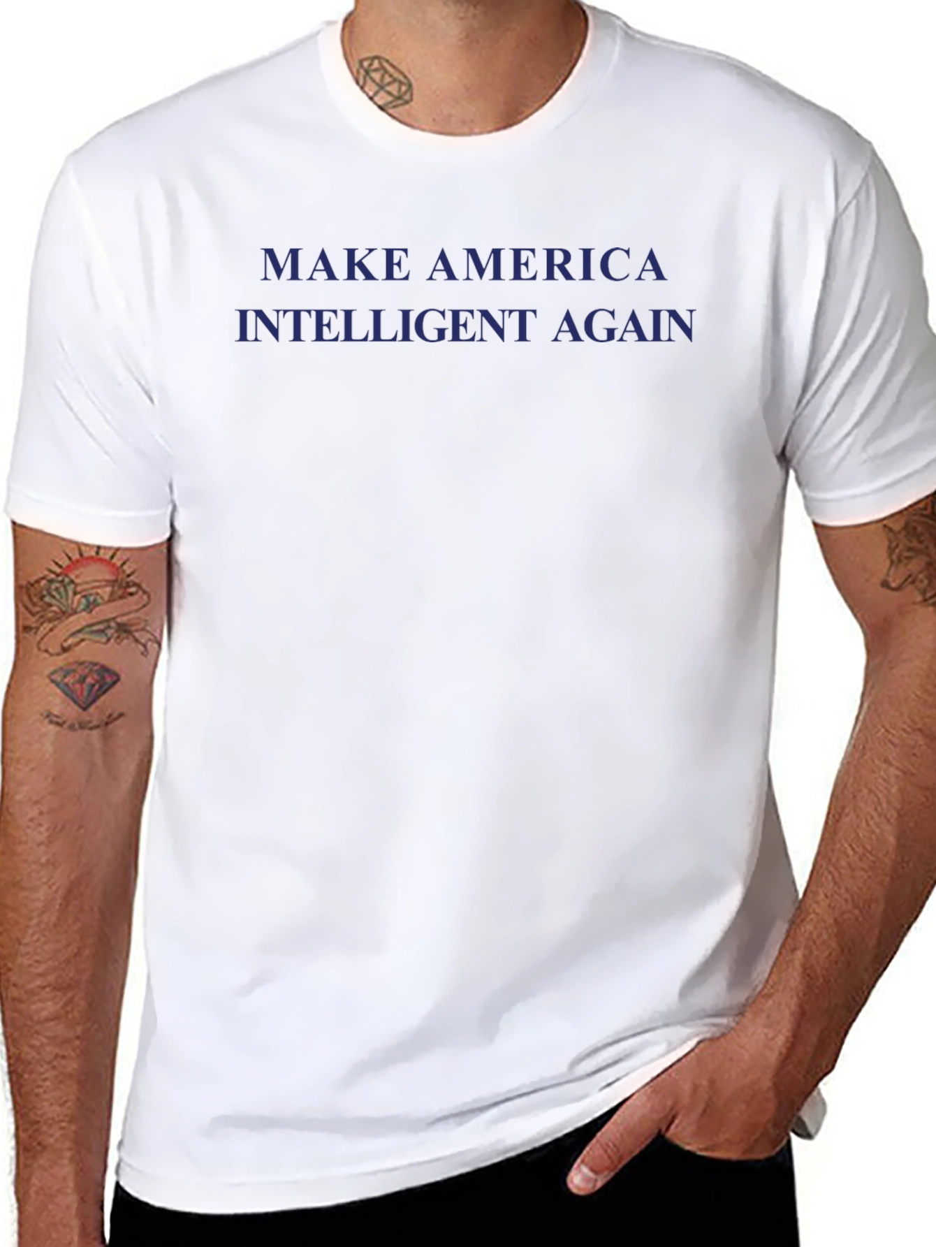 Make America Intelligent Again Graphic Tee