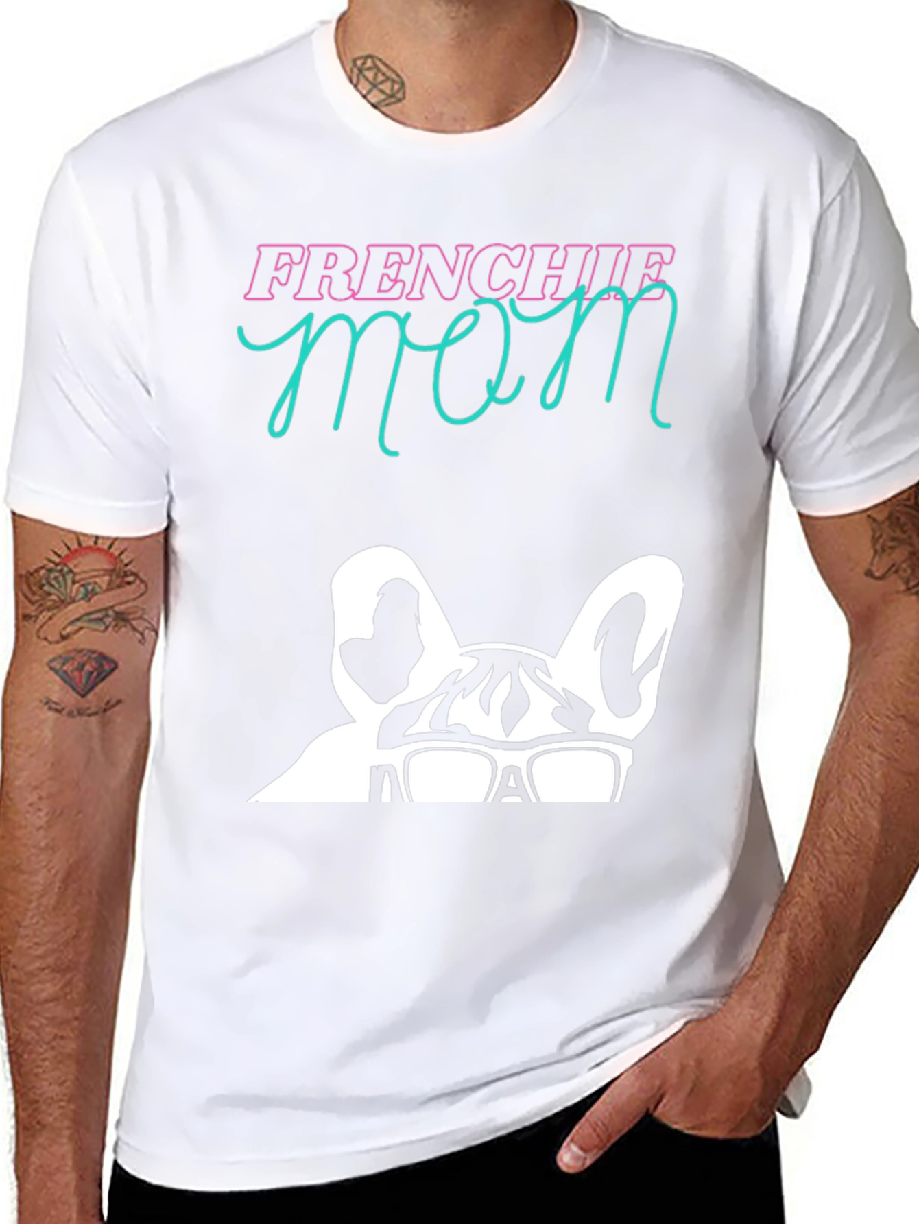 Frenchie Mom T-Shirt - Black