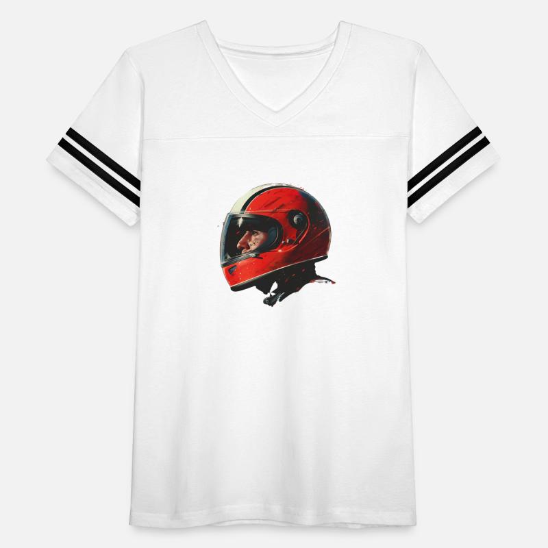 Dynamic Red Motorcycle Helmet Vector on Black Back