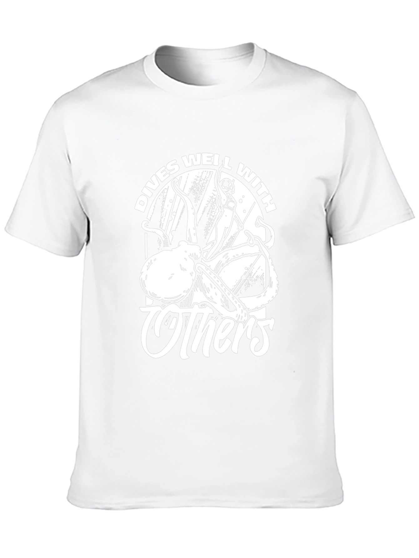 Dives Well With Others Graphic T-Shirt - Black