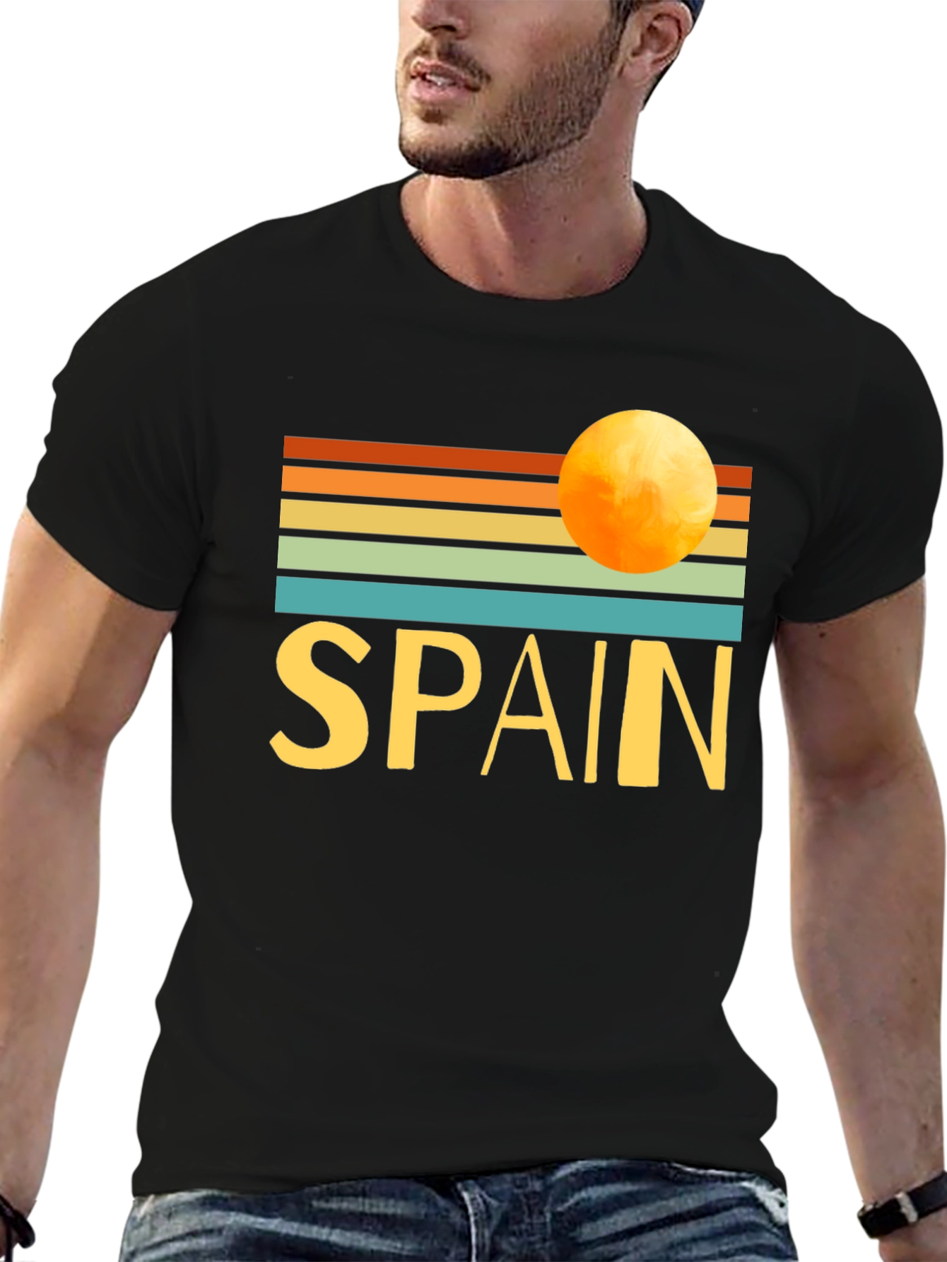 Spain Retro Sunset T-Shirt