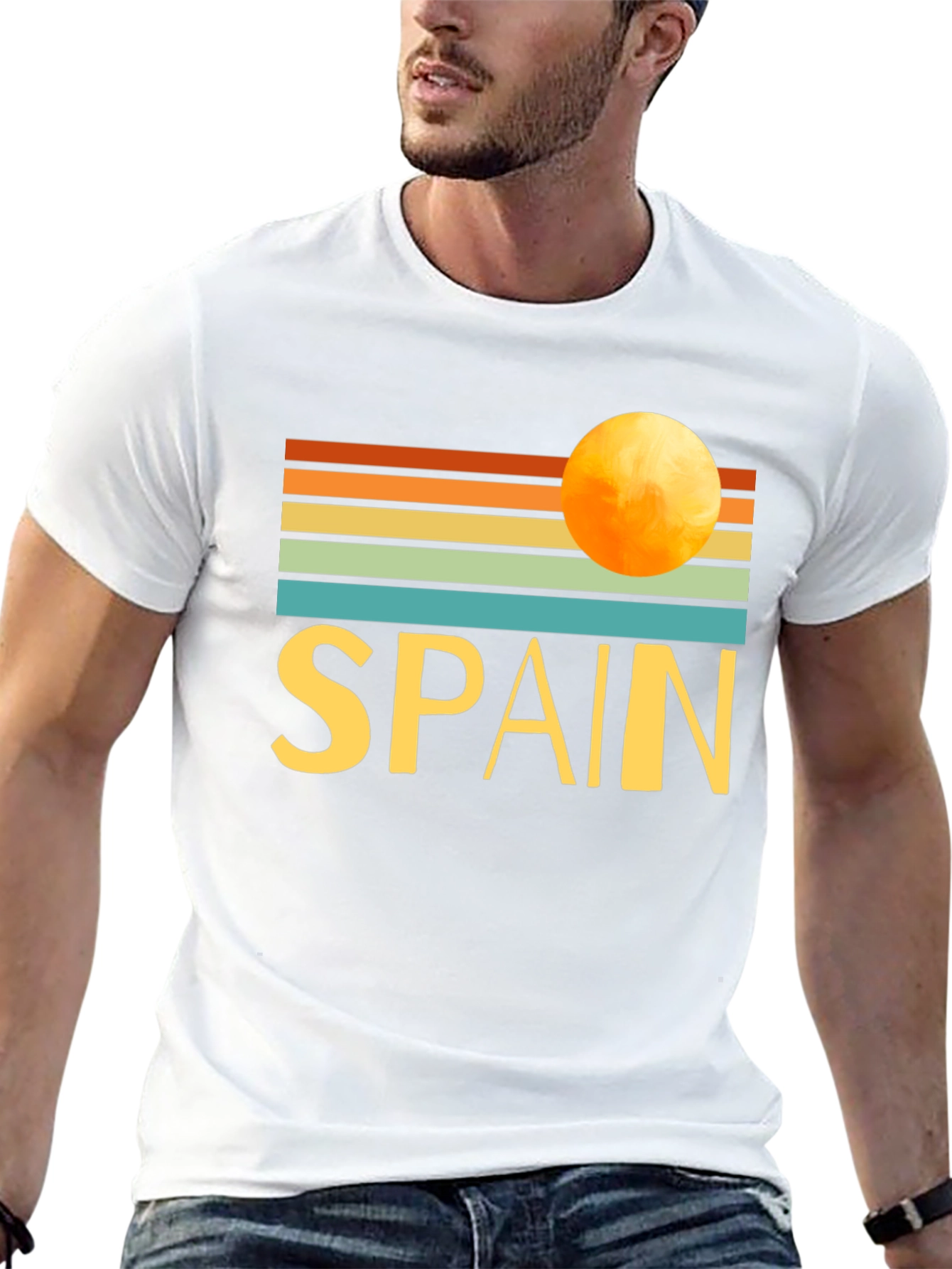 Spain Retro Sunset T-Shirt