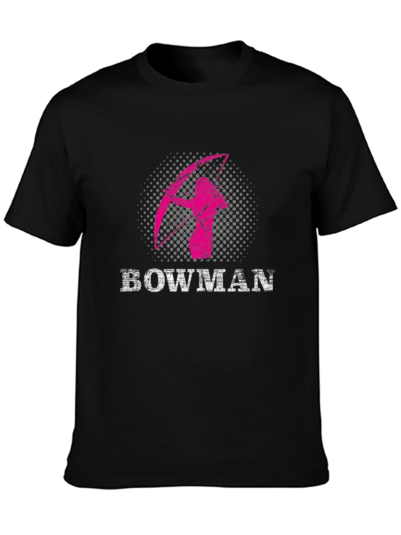 Bowman Graphic T-Shirt - Black Cotton Tee