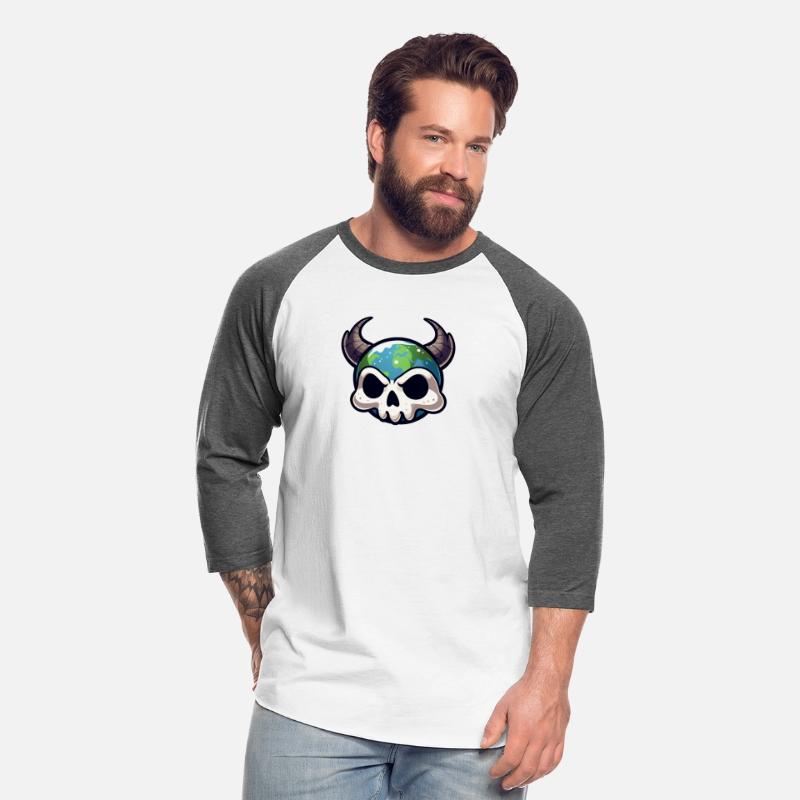 Earthly Fusion: Horned Cute Skull for Earth Day