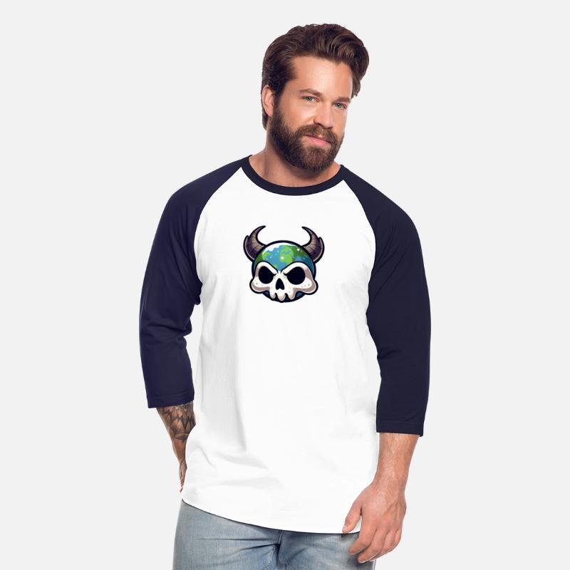 Earthly Fusion: Horned Cute Skull for Earth Day