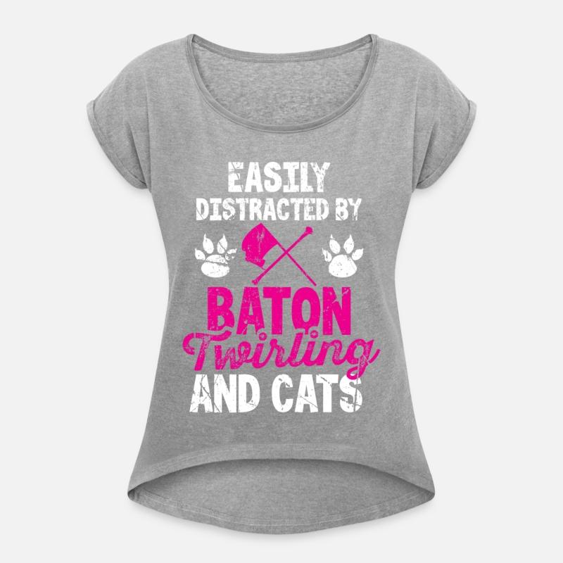 Easily Distracted By Baton Twirling and Cats Baton