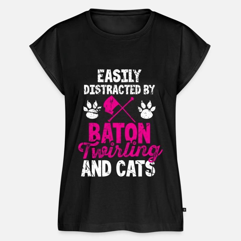 Easily Distracted By Baton Twirling and Cats Baton