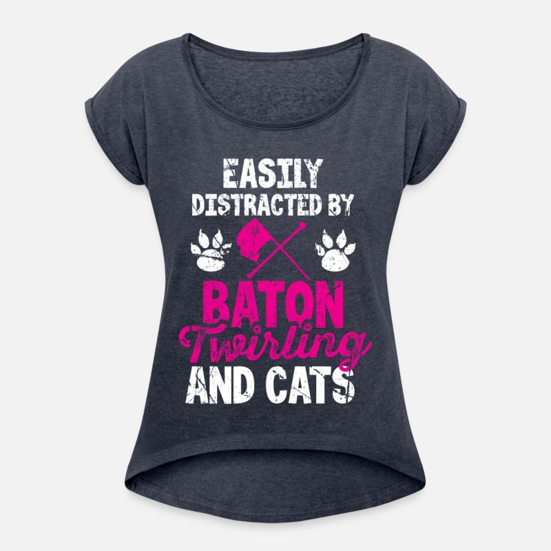 Easily Distracted By Baton Twirling and Cats Baton