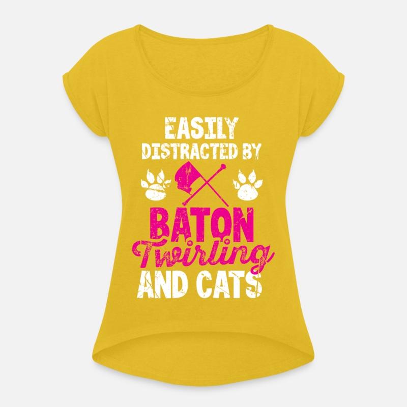 Easily Distracted By Baton Twirling and Cats Baton