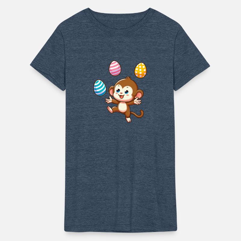 Easter Monkey Easter Egg Juggler Artist Design