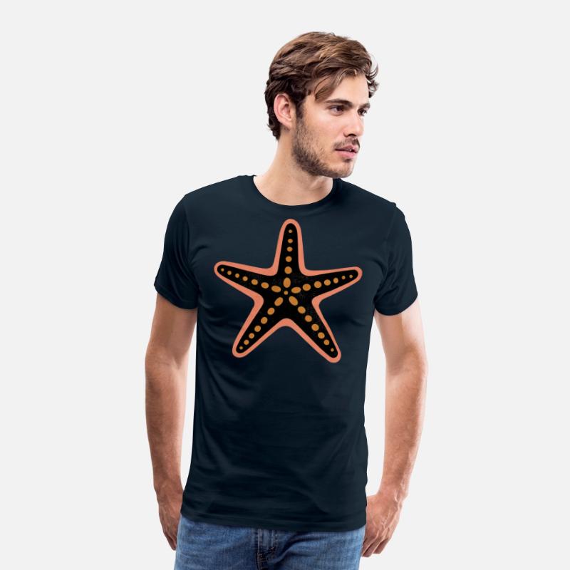 Echinoderm Starfish Dark Vintage Starfish