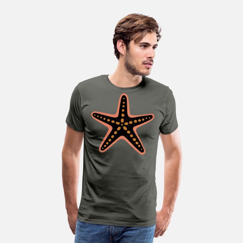 Echinoderm Starfish Dark Vintage Starfish