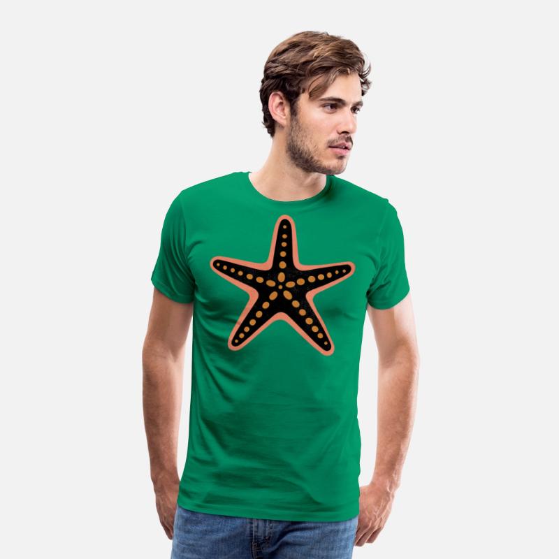 Echinoderm Starfish Dark Vintage Starfish