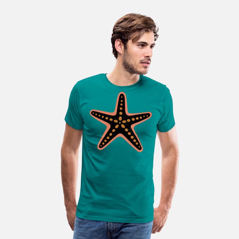 Echinoderm Starfish Dark Vintage Starfish