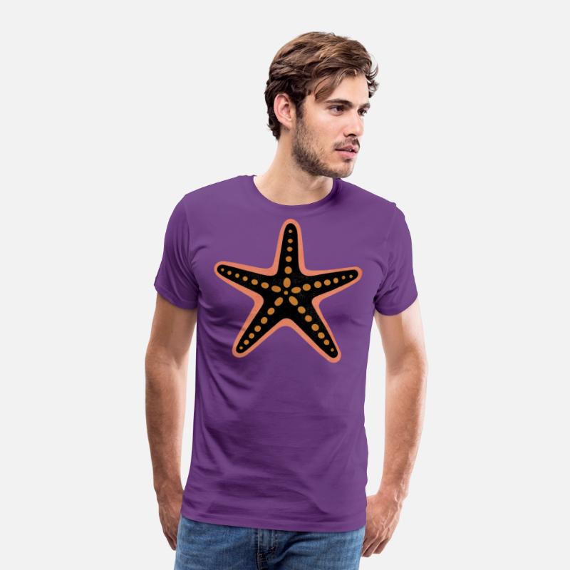 Echinoderm Starfish Dark Vintage Starfish