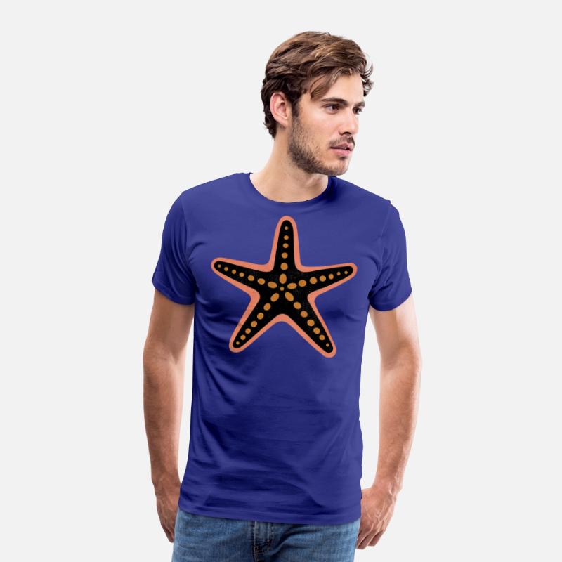 Echinoderm Starfish Dark Vintage Starfish