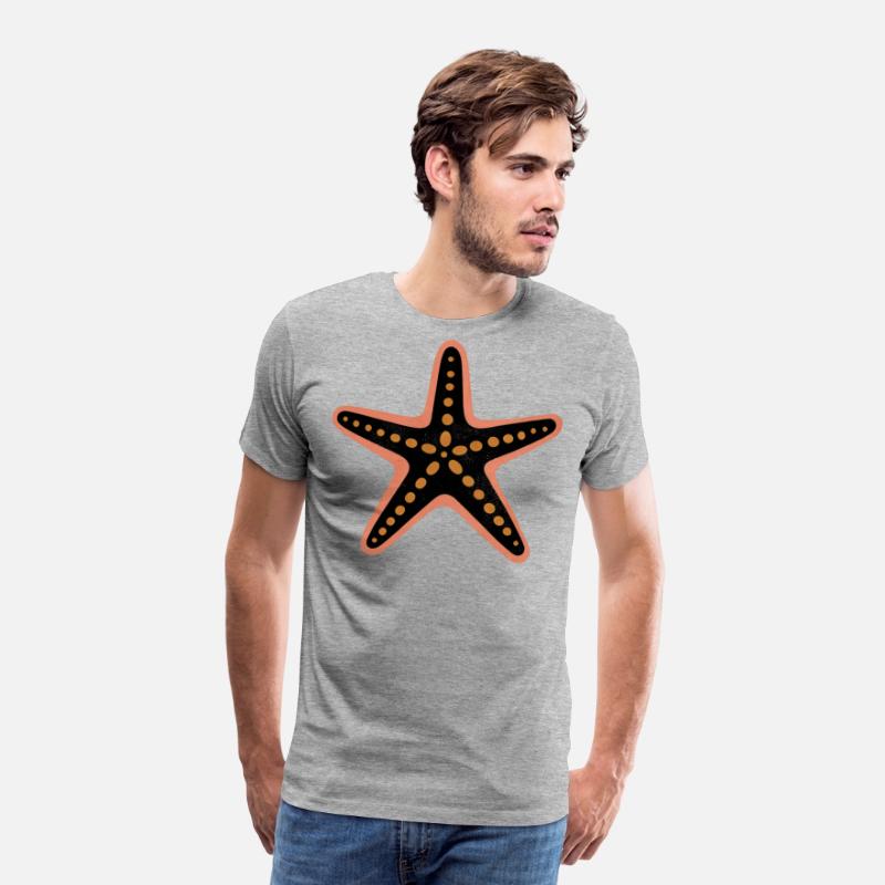Echinoderm Starfish Dark Vintage Starfish