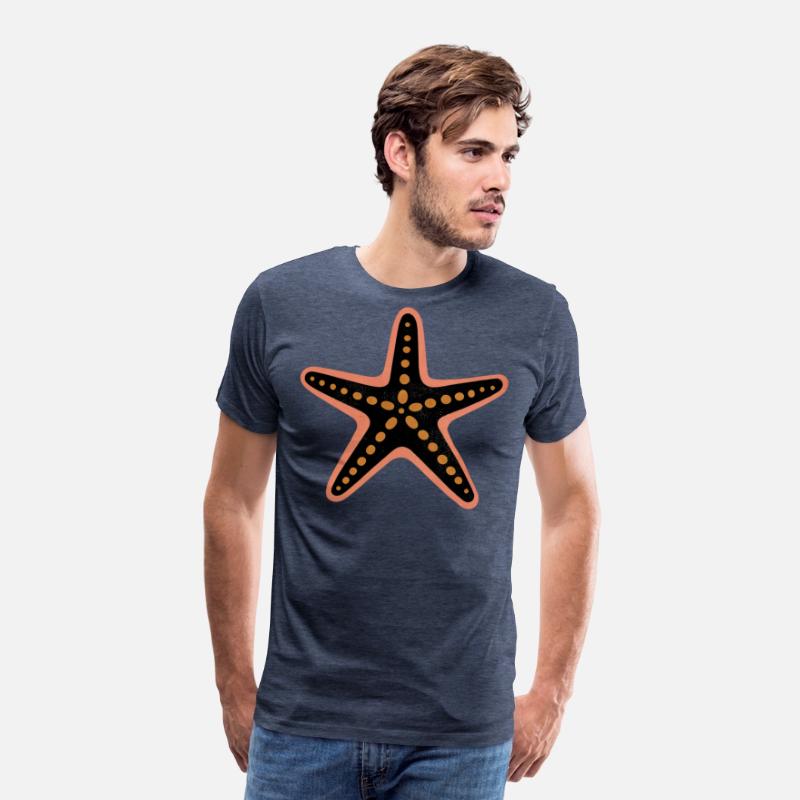 Echinoderm Starfish Dark Vintage Starfish