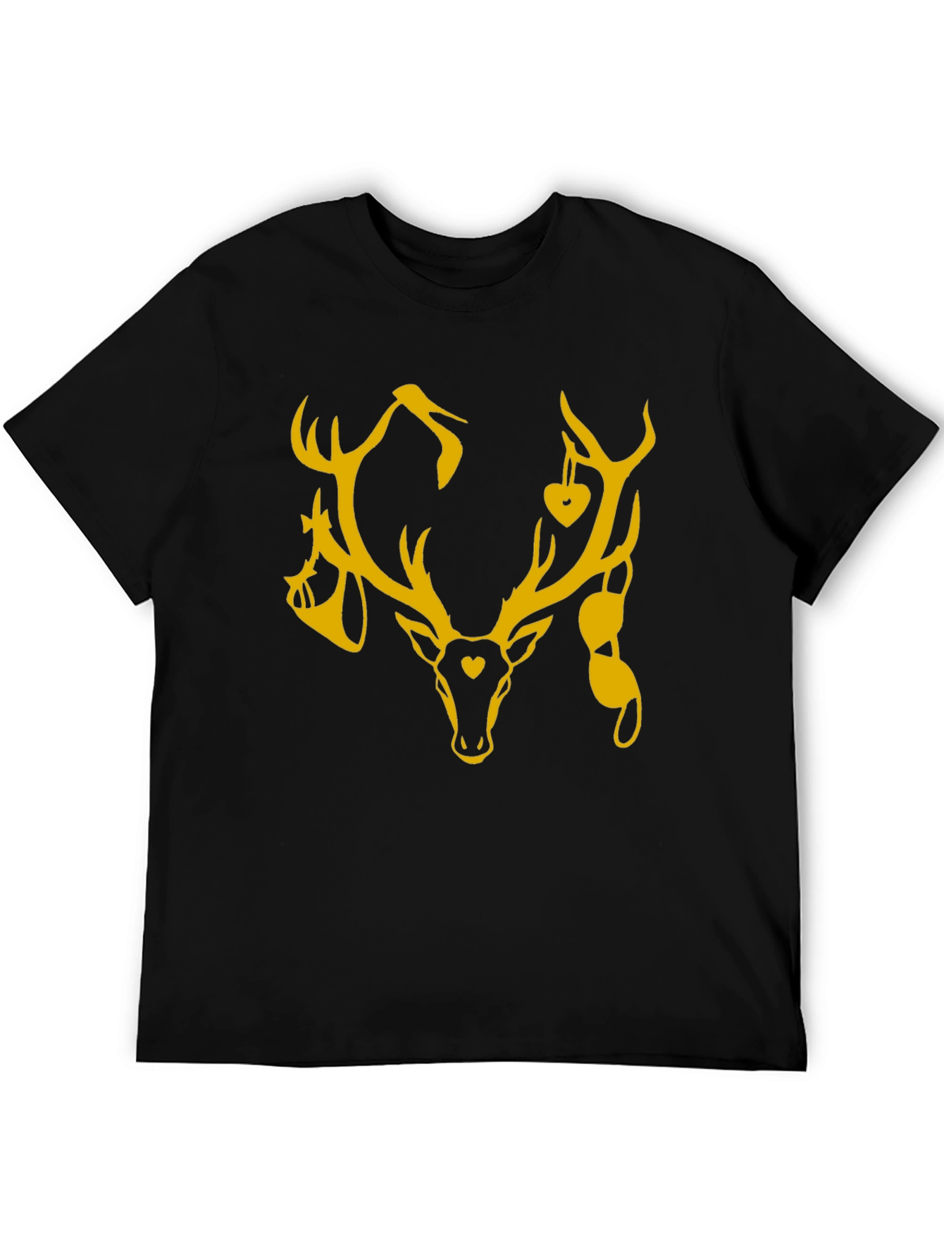Deer & Lingerie Graphic Tee - Novelty Shirt